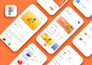 design mobile app UI UX in figma for ios and android